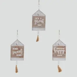 Super Sale Inspirational House Shaped Ornaments Set of 3