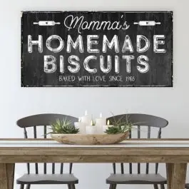 Limited Offer Momma's Homemade Biscuits Canvas Wall Art