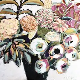 Modern Floral Bouquet Wall Art Last Chance