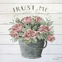 Trust Me Floral Wall Art While Supplies Last