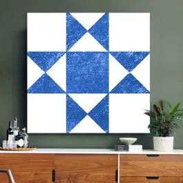 Modern Farmhouse Geometric Canvas Wall Art Exclusive