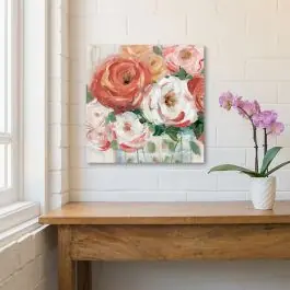 Closeup Floral Bouquet Canvas Art Buy Today