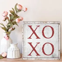 XOXO Square Canvas Wall Art Low Price