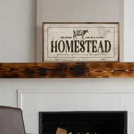 Hot Deal Homestead Decades Of Love And Laughter Cattle Whitewash Wall Art