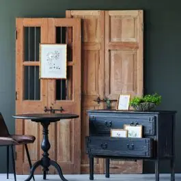 Vintage Architectural Wood Door Set of 2 | SHIPS FREE Price Cut
