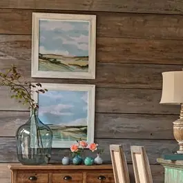 Fresh Stock Framed Coast Line Prints Set of 2