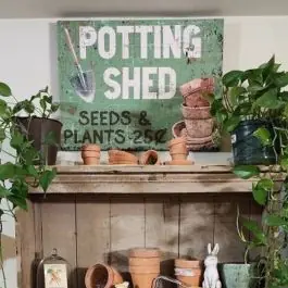 Certified Potting Shed Canvas Wall Art