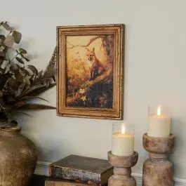 Fox In The Woods Framed Wall Decor Modern