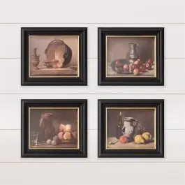 New Arrival Vintage Kitchen Still Life Framed Print Set of 4