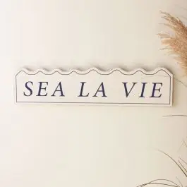 Express Delivery Sea La Vie Wooden Wall Sign