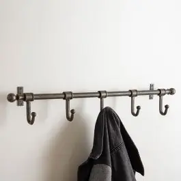 Industrial 5 Hook Wall Decor Sale