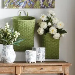 Pastel Hanging Wall Basket Set of 2 Don’t Miss Out