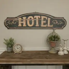 Weathered Wood Hotel Sign Bulk Order