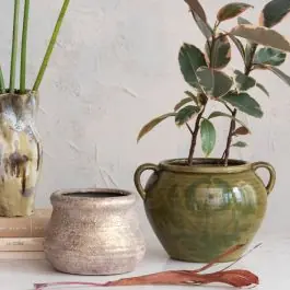 While Supplies Last Round Terra Cotta Planter