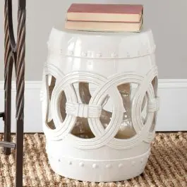 Free Shipping Double Coin Ceramic Garden Stool