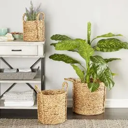 Seagrass Basket Planter Collection Set of 3 Best Choice