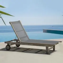 Special Offer Teakwood Pool Side Lounger
