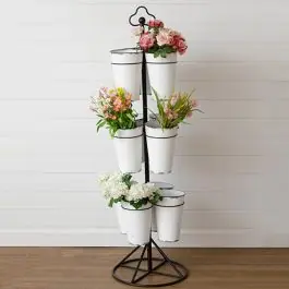 3 Tier Flower Bucket Stand Big Sale