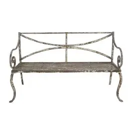 Today Only Aged Iron Terrace Bench