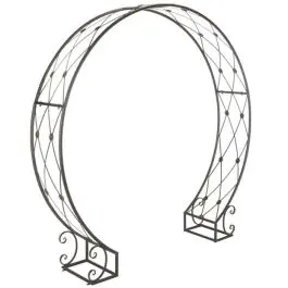 Iron Lattice Garden Arbor Fresh Stock