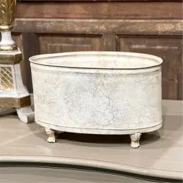 Certified Footed Tole Accent Container