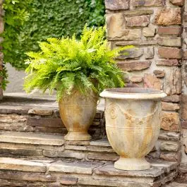 Limited Edition French Country Urn Planter Set of 2