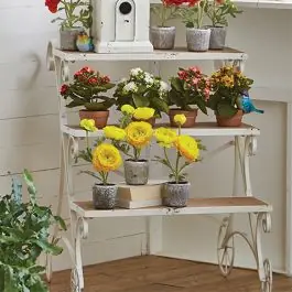 Ornate Farmhouse Tiered Plant Stand Buy Online