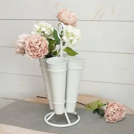 Metal Floral Stem Caddy With Handle Budget