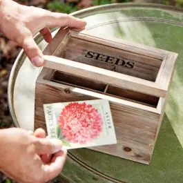 Instant Buy Rustic Wooden Seed Box