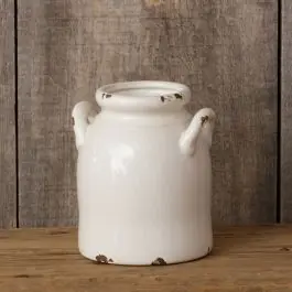 Special Discount Handled Crackle Pottery Crock