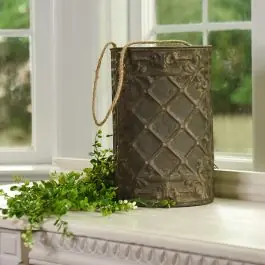 Authentic Hanging Metal Wall Planter