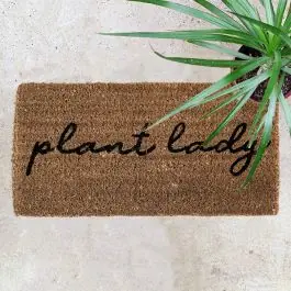 Genuine Plant Lady Coir Doormat