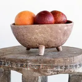 Cheap Stoneware Round Footed Planter