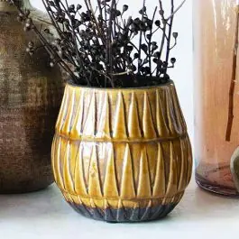 Terracotta Planter With Crackle Glaze Finish Hot Deal