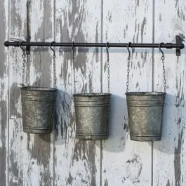 Weekend Sale Metal Hanging Buckets Planter