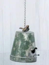 Hassle-Free Returns Upside Down Pot Birdhouse