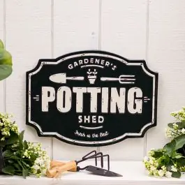 Direct From Manufacturer Potting Shed Wall Plaque Sign