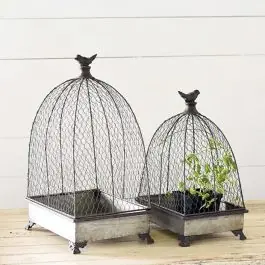 Bird Cage Planter Stand Set of 2 Direct From Factory