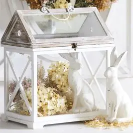 Low Price Shabby Chic Wood Terrarium