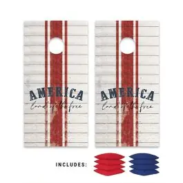 Get Yours Land Of The Free Bag Boards Set With Bags