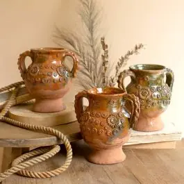 Instant Buy Handled Terracotta Chalice