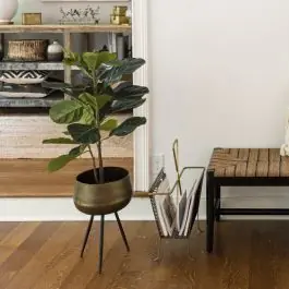 Antiqued Metal 3 Leg Planter Don’t Miss Out
