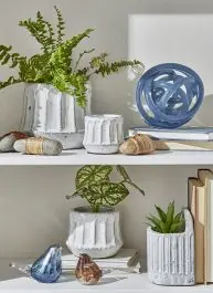 High Quality Fluted Terracotta Planter Pot Set of 3