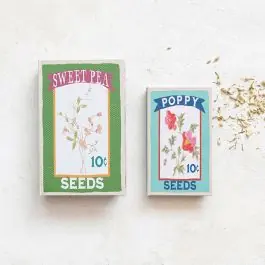 Gardening Seeds Book Box Set of 2 Today Only
