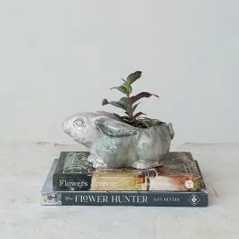 Stoneware Countryside Rabbit Planter New Release