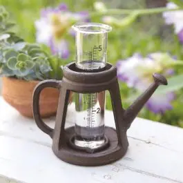 Wholesale Cast Iron Watering Can Rain Gauge