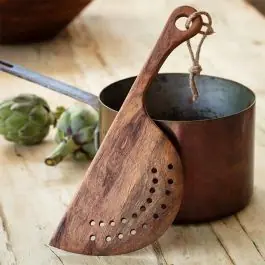In Demand Rustic Wooden Pot Strainer