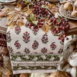 Markdown Botanical Harvest Table Runner