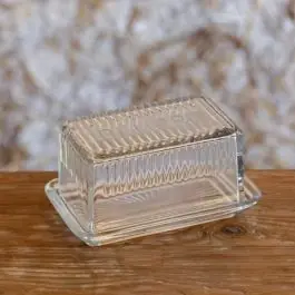 Clear Glass French Butter Dish Get Yours