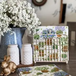 Clearance Garden Gate Tabletop Napkin Holder